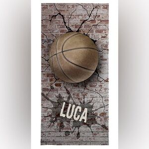 NEW “Luca” Beach Towel Basketball Oversized 70x35